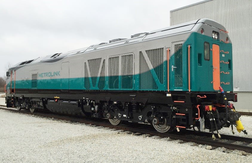 The back of a Tier 4 locomotive