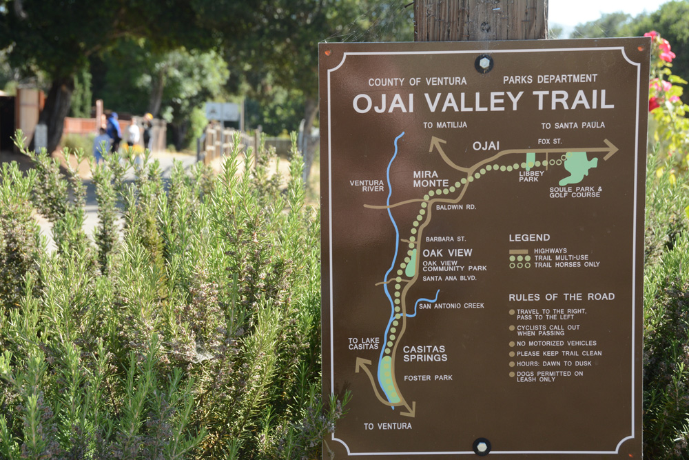 Ojai Valley Trail Map