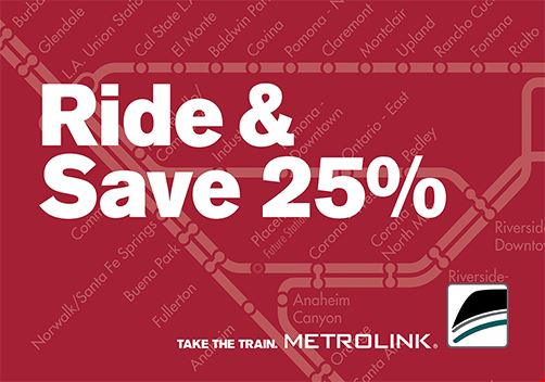 25% discount on San Bernardino line